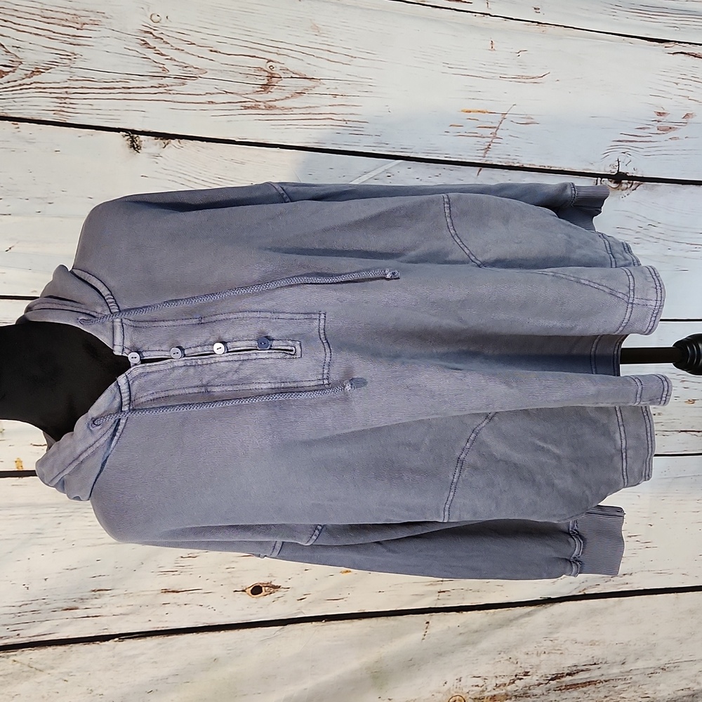 Aerie Worn Look Sweater Hoodie Oversized S With Pockets